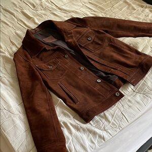 Men’s Brown Suede Jacket - Satchel & Page